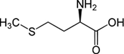 Molécule de méthionine